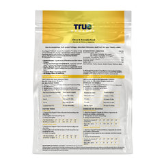 True Organic granular texture close-up demonstrating nutrient-rich formula