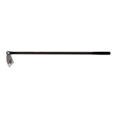 Truper lane hoe front view showing whole tool and durable ash handle benefit reach