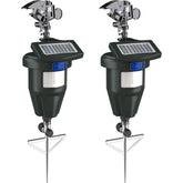 TRURID front view of two-pack sprinklers showing coverage and easy setup