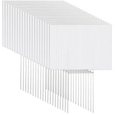 Tuanse front packaging showing 20 blank yard signs and stakes for value and convenience