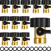 Tudomro front packaging showing ten brass shut off valves for quick identification and reliability