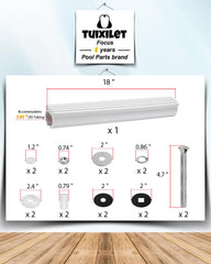 TUIXILET fulcrum pad installed on diving stand demonstrating secure fit