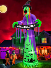 TURNMEON 12ft witch front view showing scale and design appeal