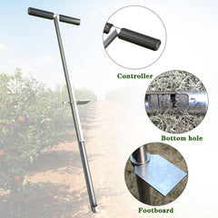 TUSAUW foot pedal and internal pusher detail enabling easier insertion and sample ejection