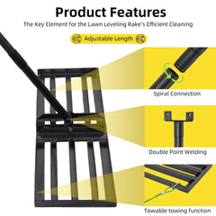 TwinkleTool adjustable handle detail showing ergonomic reach and comfort