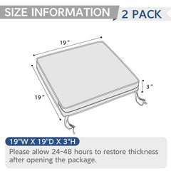 TWLEAR foam cross-section showing 3-inch high-density support benefit