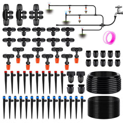 TWOWYHI front packaging view showing full drip irrigation kit benefits