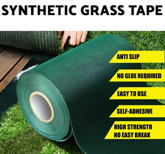 TYLife tape applied under synthetic turf illustrating hidden seam benefit