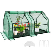 U'Artlines front view showing greenhouse exterior and benefits of compact protection