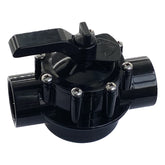 UcarSoon front view of diverter valve showing ports and compact body for easy replacement