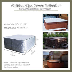 UCEDER close-up of top texture highlighting durable 170G polyethylene