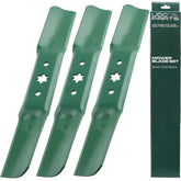 UDC Parts blade front view showing full 17-1/4 inch profile and durable steel.