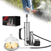 Ueiticsk front view showing compact electric smoker generator and benefits