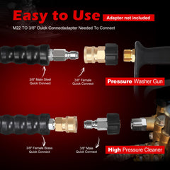 Ufixed 360° swivel action preventing twists for easier handling