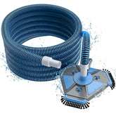 UIRWAY triangular vacuum head front view showing firm floor contact and efficient cleaning