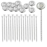Uitose front pack of 25 stainless stakes showing quantity and outdoor use benefit