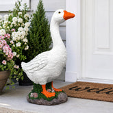 UKENEM goose front view showing lifelike pose and welcoming curb appeal