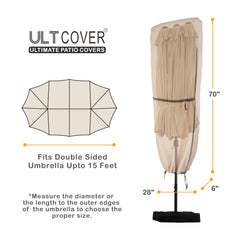 ULTCOVER close-up of 600D fabric texture highlighting waterproof protection