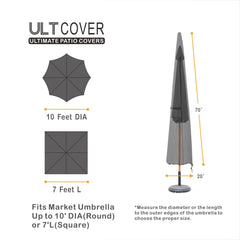 ULTCOVER close-up of 600D fabric, shows waterproof durability