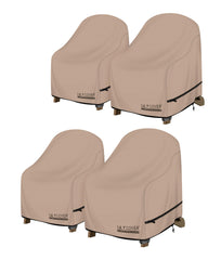 ULTCOVER front view showing full coverage and fit for Adirondack chairs, protects finish