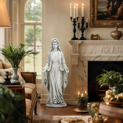 Ultym garden statue placed on patio illustrating outdoor decor harmony