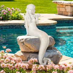 Ultym mermaid front view showing elegant pose and durable finish