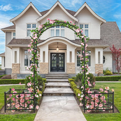 Ultym side profile illustrating arch shape and planter placement