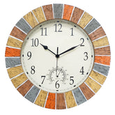 UMEXUS front view yellow clock showing clear numerals and easy reading