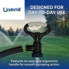 Underhill Big Gulp Pro removing water from a valve box for quick site drainage