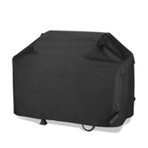 Unicook front view showing full 70-inch cover protecting grill and offering all-weather protection