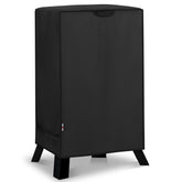 Unicook front view cover on smoker showing full protection and weatherproof benefit