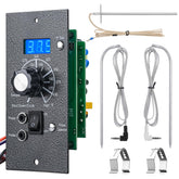 Unidanho front panel control showing display and buttons for precise grill management