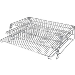 Unidanho front view full rack showing three tiers and increased cooking area