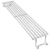 Unidanho warming rack front view showing fit and shape, brand restores warming surface