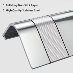 Uniflasy adjustable crossover tube extended to show fit flexibility across models