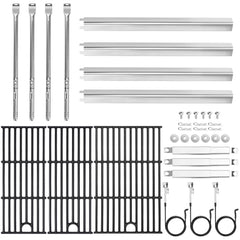 Uniflasy complete replacement kit laid out showing parts and fast rebuild benefits