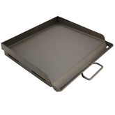 Uniflasy front view full plate showing broad cooking area and durability
