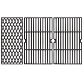 Uniflasy front view replacement grates showing full set and durable finish