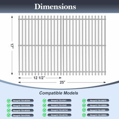 Uniflasy close-up of 7mm rods showing thickness and improved heat retention