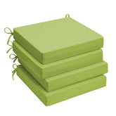 UNIKOME front view of four green cushions showing clean packaging and uniform set benefit