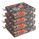 UNIKOME front view of four cushions showing neat stack and colors for instant upgrade