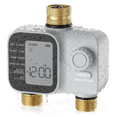 Unistyle front view of programmable timer showing clear display and benefits