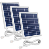 Uogw solar panel three-pack front view showing robust design and simple installation benefit
