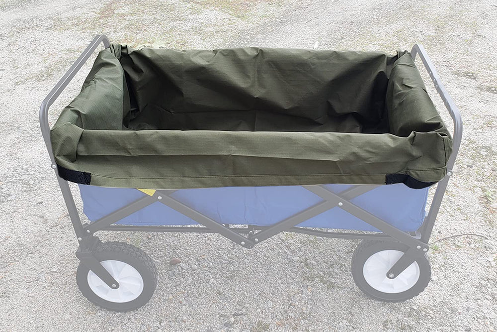 UpBloom front view liner on wagon protecting cart interior