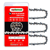 UPFOREST front view of packaged 18-inch replacement chain showing brand and fit