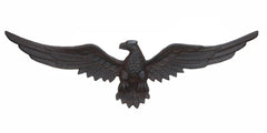 Upper Deck eagle plaque front view showing cast iron design and durable finish