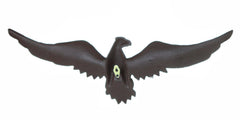 Upper Deck eagle plaque hung on patio wall adding classic curb appeal and charm