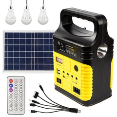 Upusa front view showing panel and power station for easy setup and portability