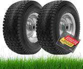 USCaster front view of assembled wheel showing ready-to-install convenience