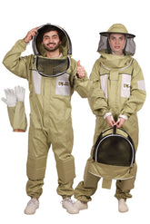 USKEEPERS front view of olive suit shows full coverage and easy access